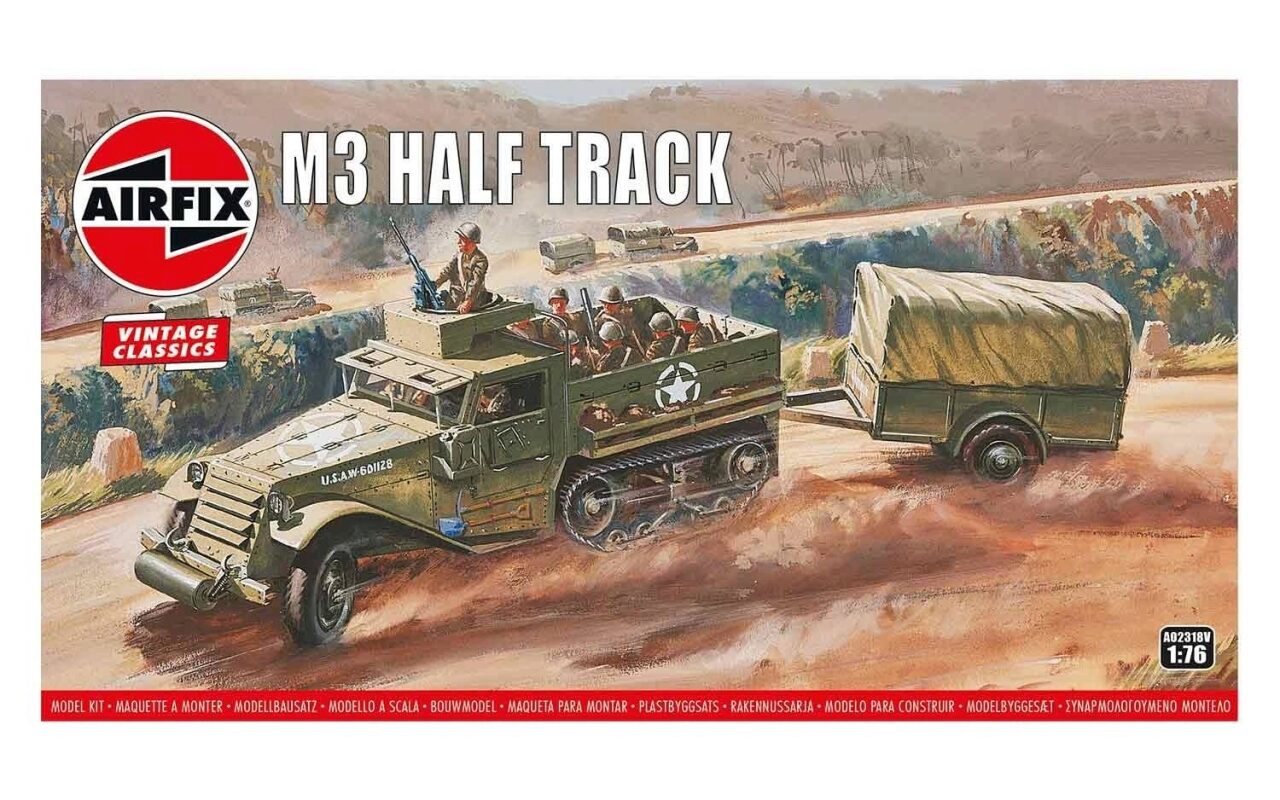 Airfix M3 Half-Track Halbkettenfahrzeug-Modellbausatz - Bild 4