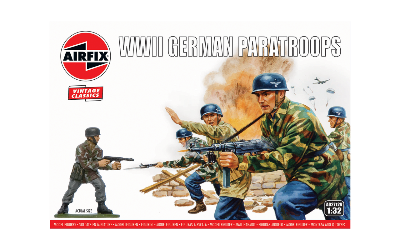 Airfix A02712v 1:32 Wwii Deutsche Fallschirmjäger