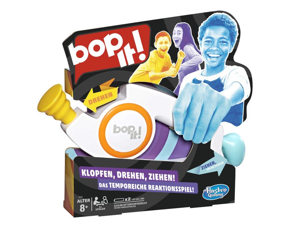 Hasbro Gaming Bop It Elektronisches Spiel, Familienspiele für Partys und Spieleabende, Einzel- oder Multiplayer-Modus, Spaß mit Freunden und Familie, Partyspiel für Kinder ab 8 Jahren - Bild 8