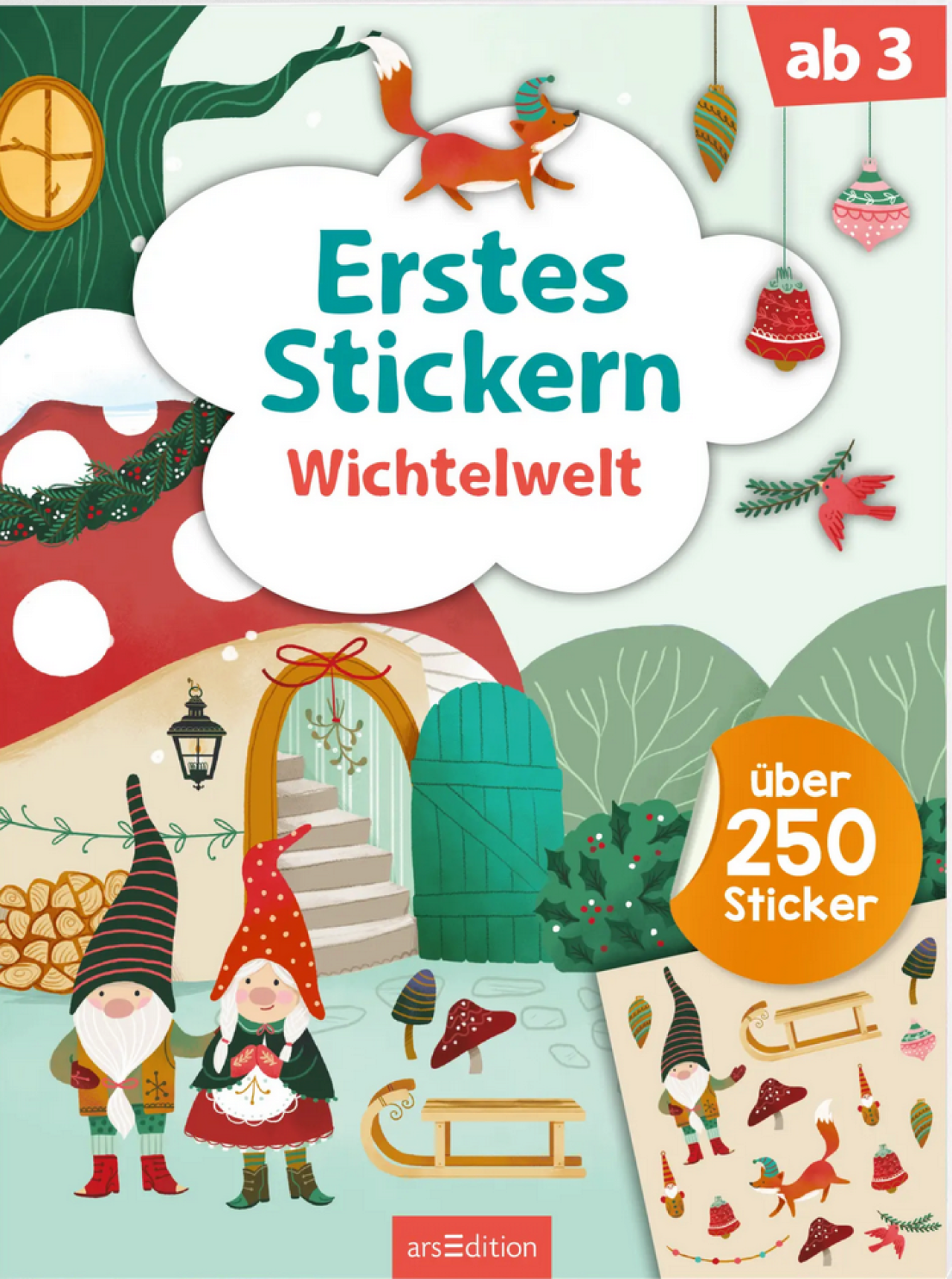 Ars Edition Arsedition 135374 Erstes Stickern: Wichtelwelt
