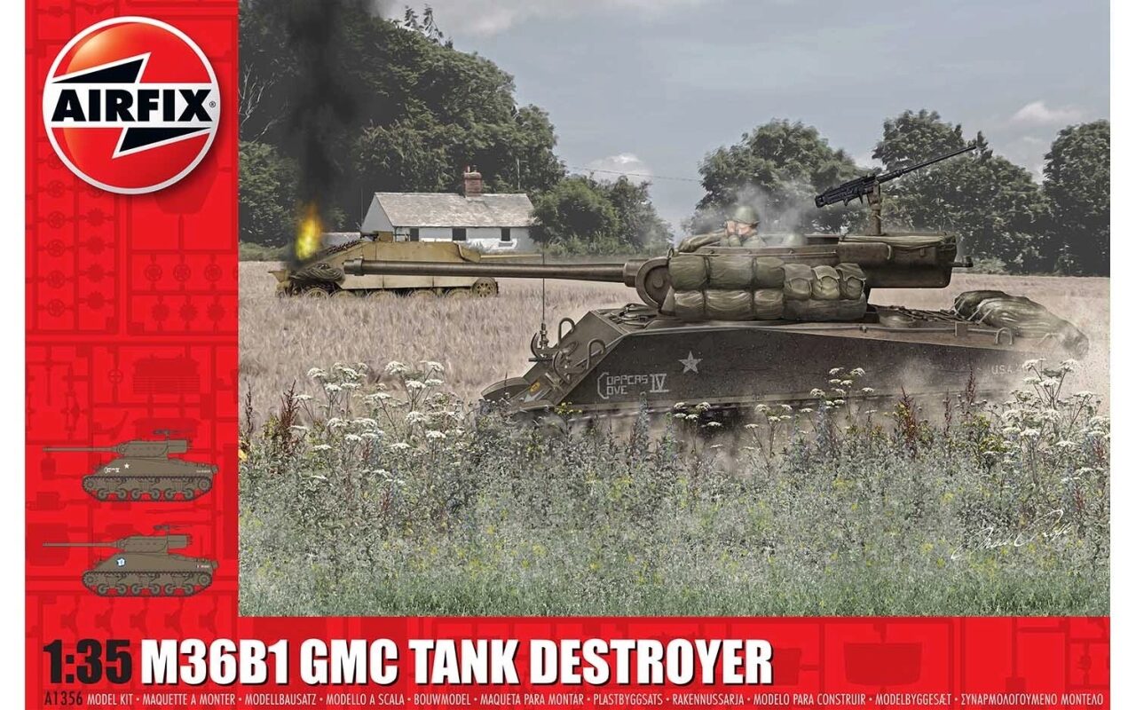Airfix 1356 M36B1 GMC US Army 1:35 Modellbausatz Kunststoff - Bild 4