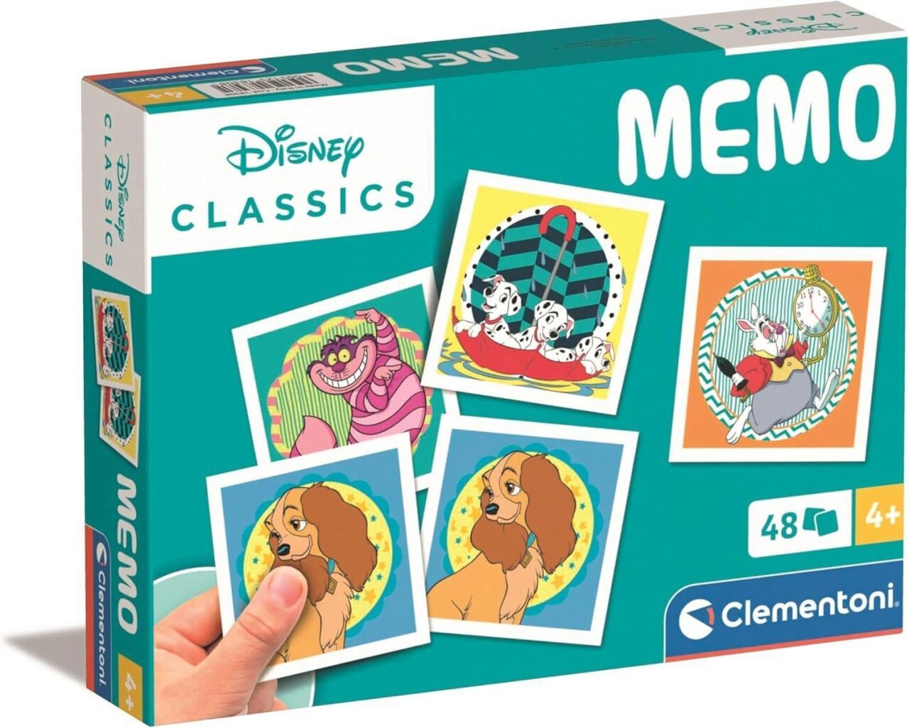 Clementoni 18308 Memo Kompakt - Disney Classics