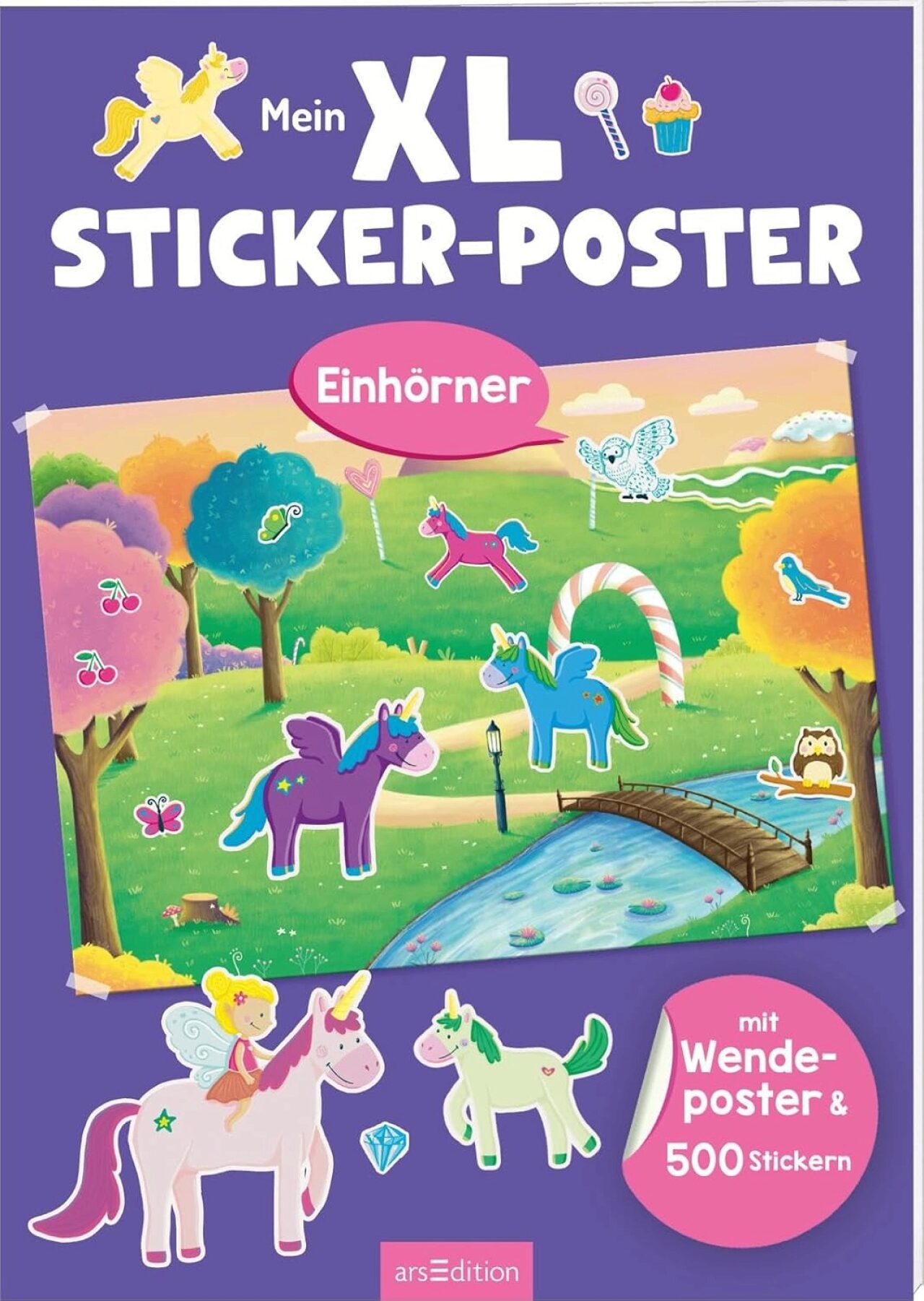 Mein XL Sticker-Poster Einhörner - Bild 2