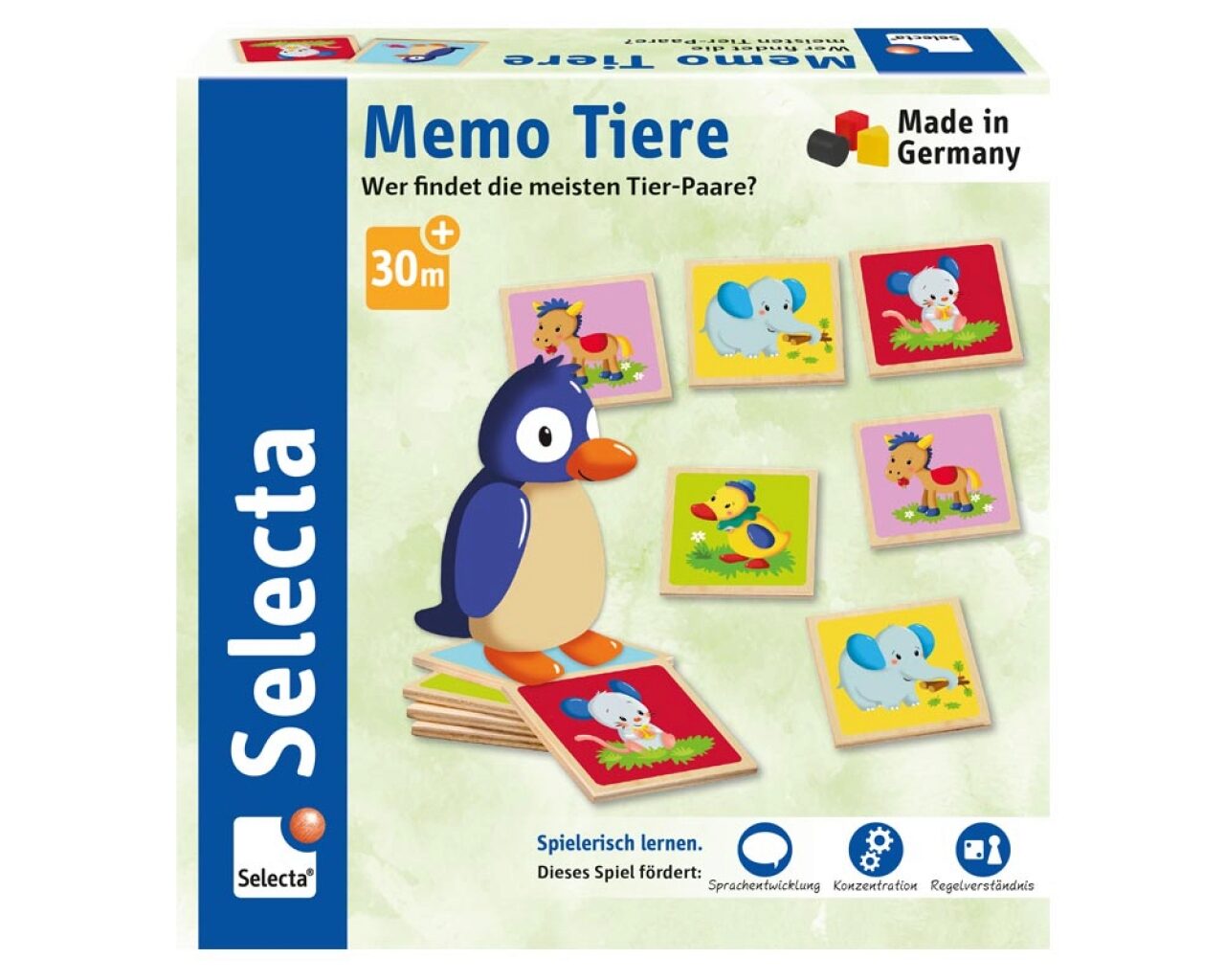 Selecta Unisex 63023 Memo Tiere, 24 Teile - Bild 9