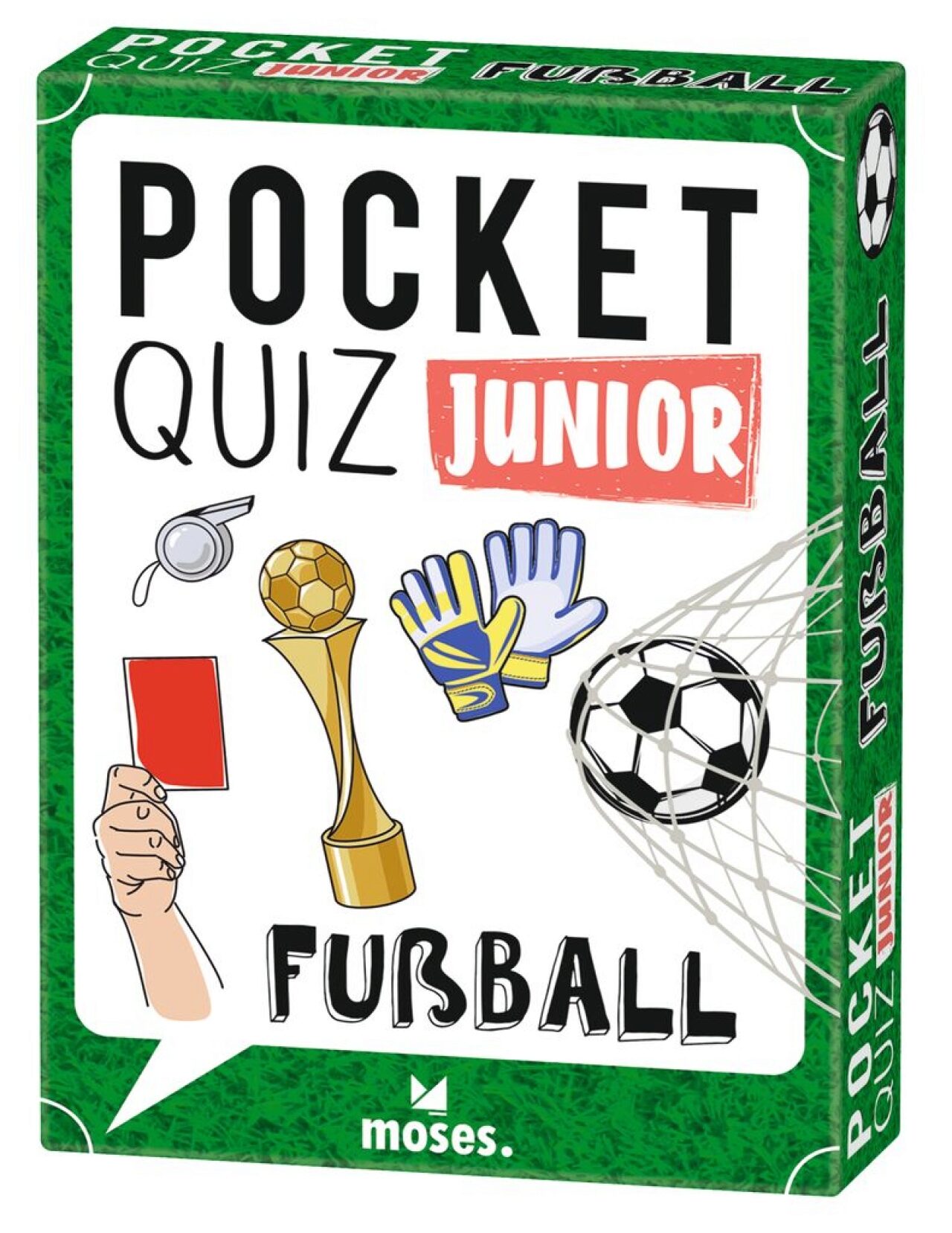 Moses . Verlag 052976 Pocket Quiz Junior Fußball