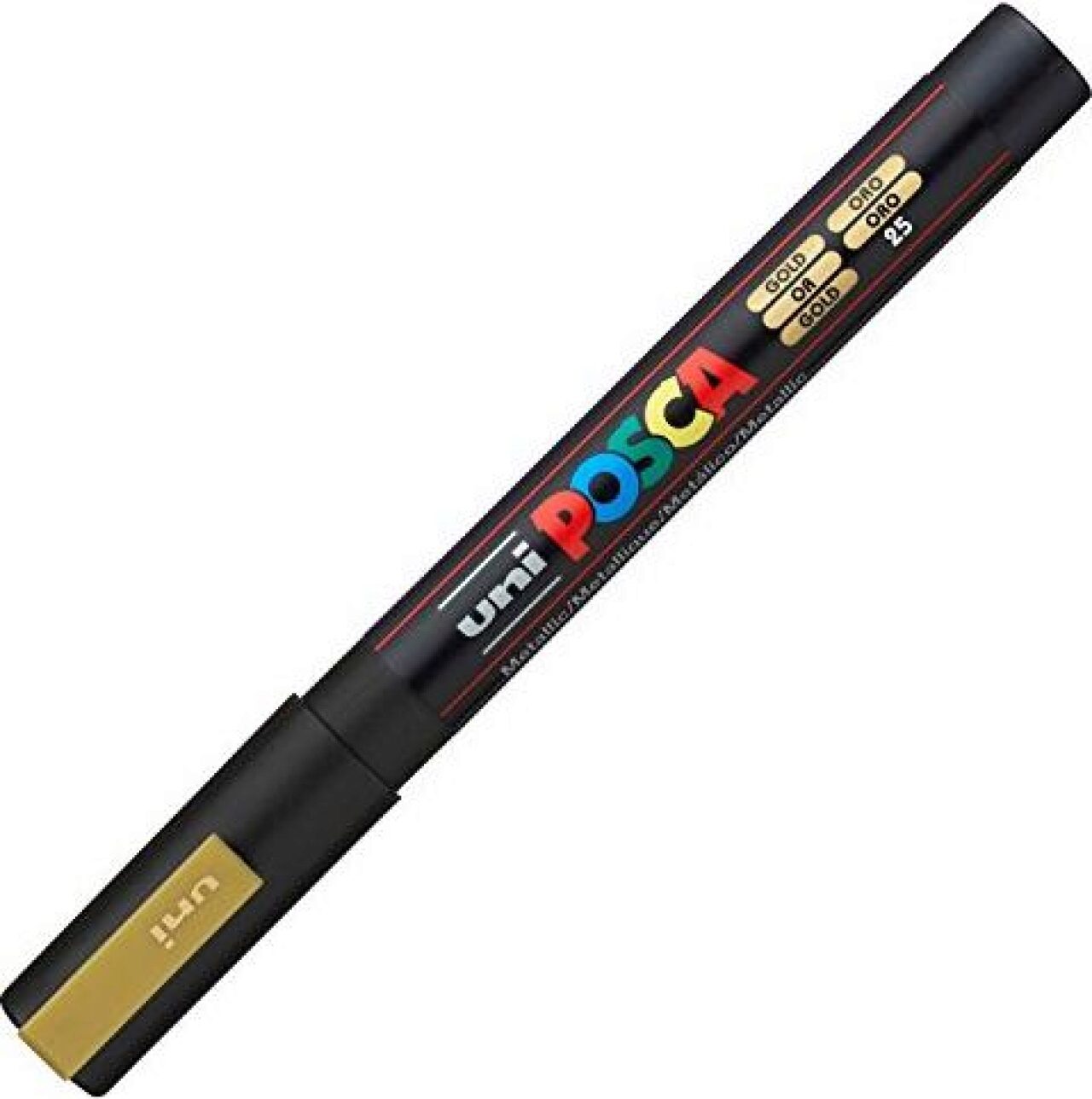 uni-ball PC3M OR Acrylstift Gold 0,9-1,3 mm - Bild 2