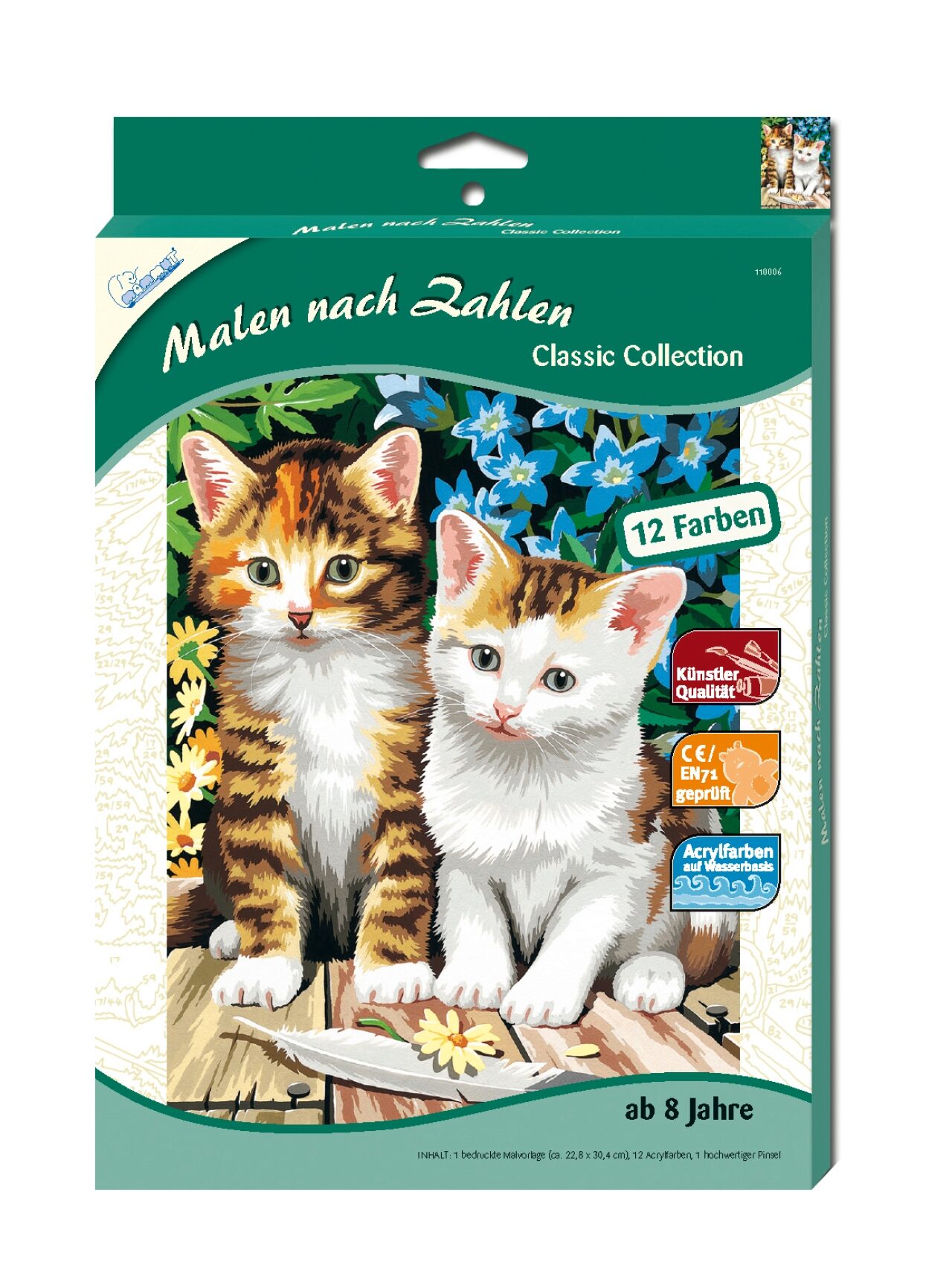 Royal & Langnickel Malen Nach Zahlen – 'Mailbox Kätzchen', 27,9 X 38,1 Cm, Mit Acrylfarben