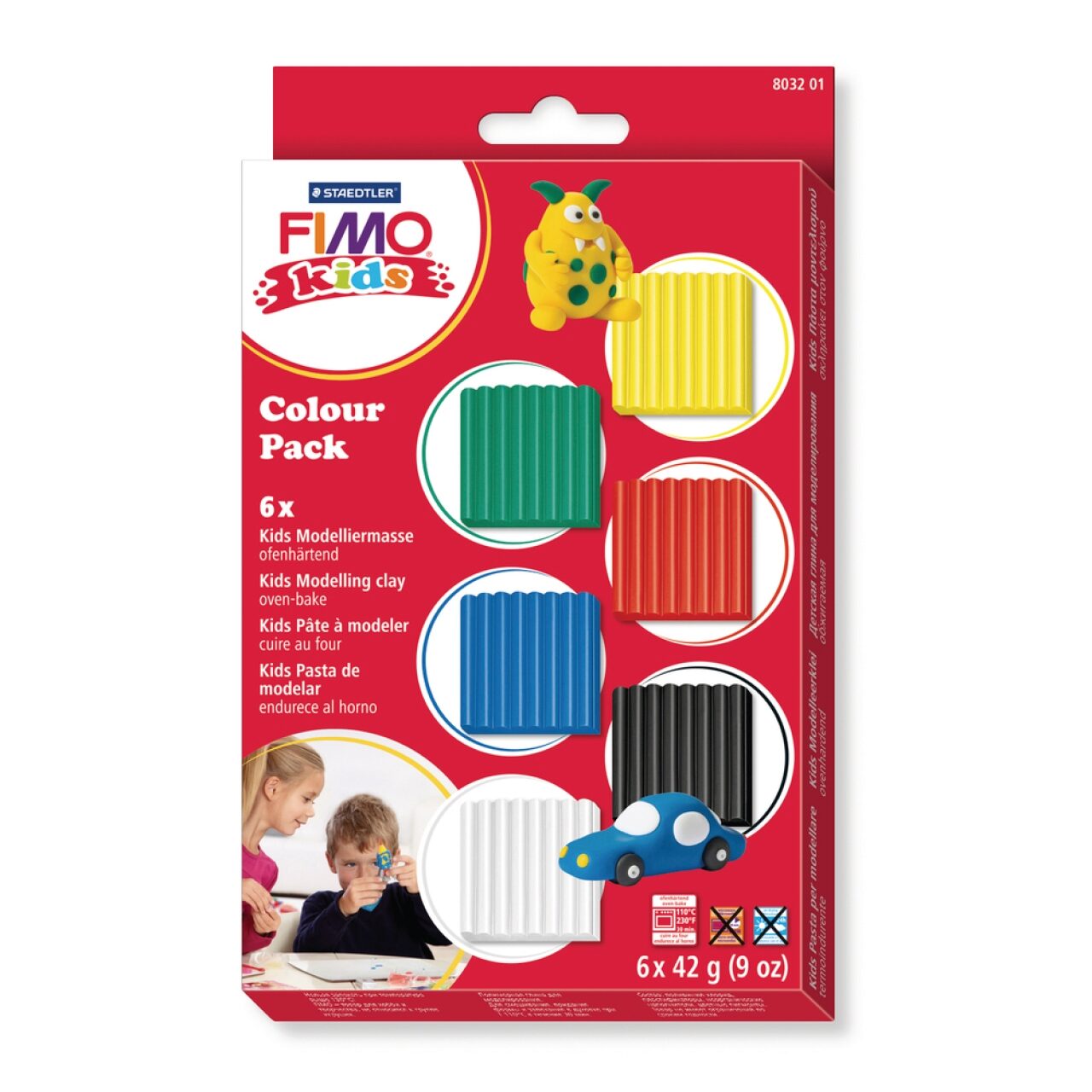 Rayher® Staedtler 8032 01 Set Mod.masse Fimo Kids Col.p - Image 4