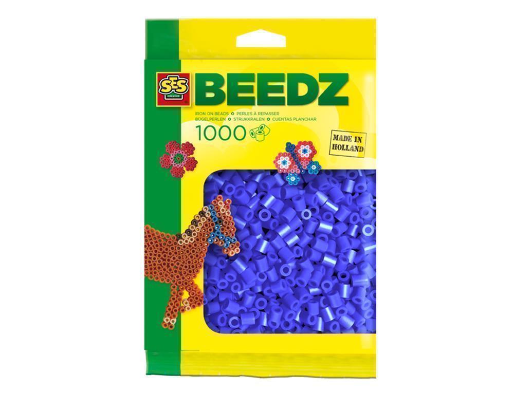Ses 00724 Bügelperlen 1000 Stück Dunkelblau