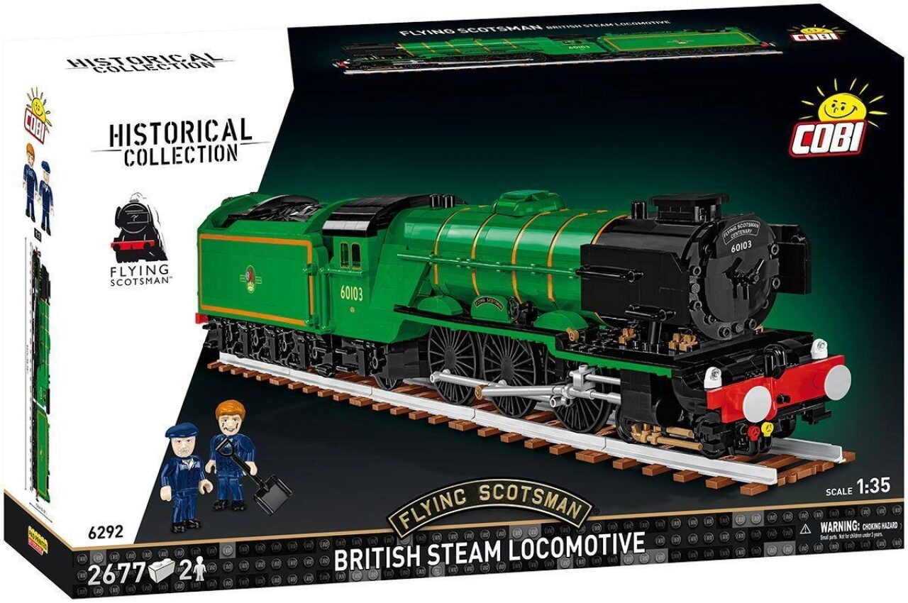 Cobi Blocks Flying Scotsman Dampflok-Klemmbaustein-Bausatz - Bild 3