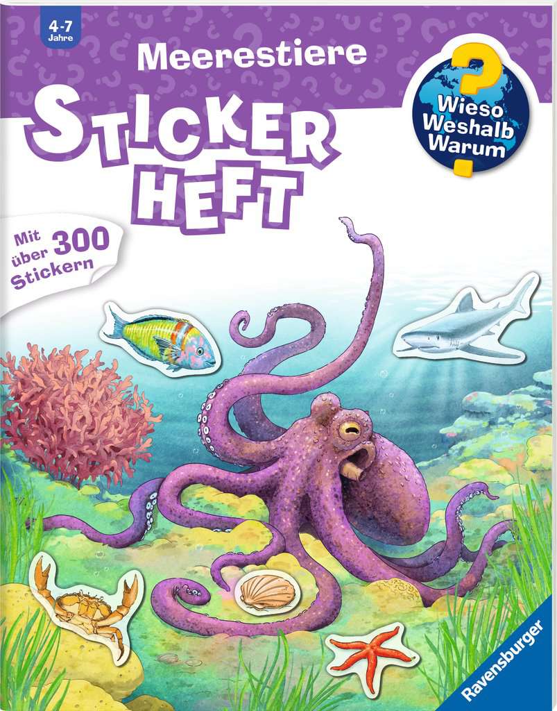 Stefan Richter ~ Wieso? Weshalb? Warum? Stickerheft - Meerestiere - Bild 5