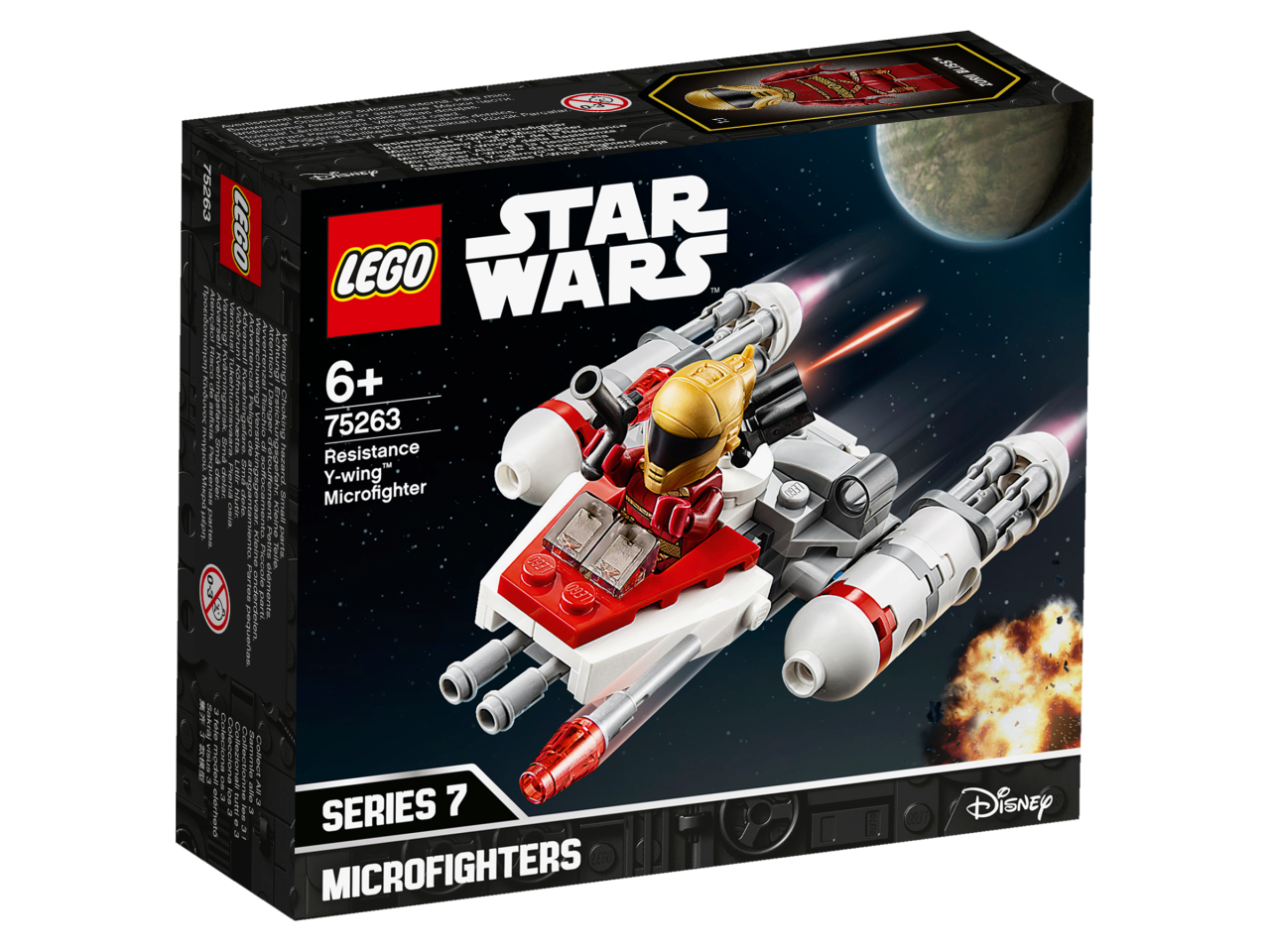 Lego® Star Wars™ Jungen Rot 75263 Widerstands Y-Wing™ Microfighter - Bild 4