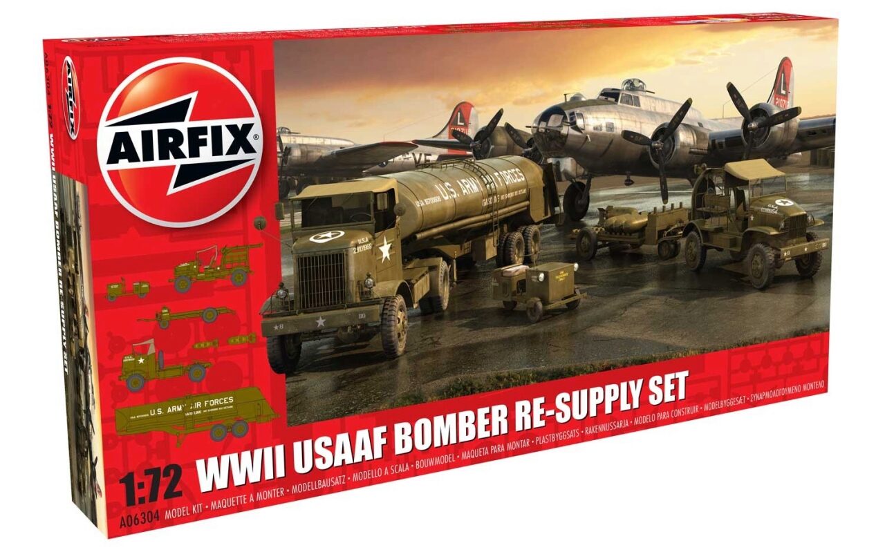 Airfix A06304 1:72 Usaaf 8Th Air Force Bomber Re-Supply Set