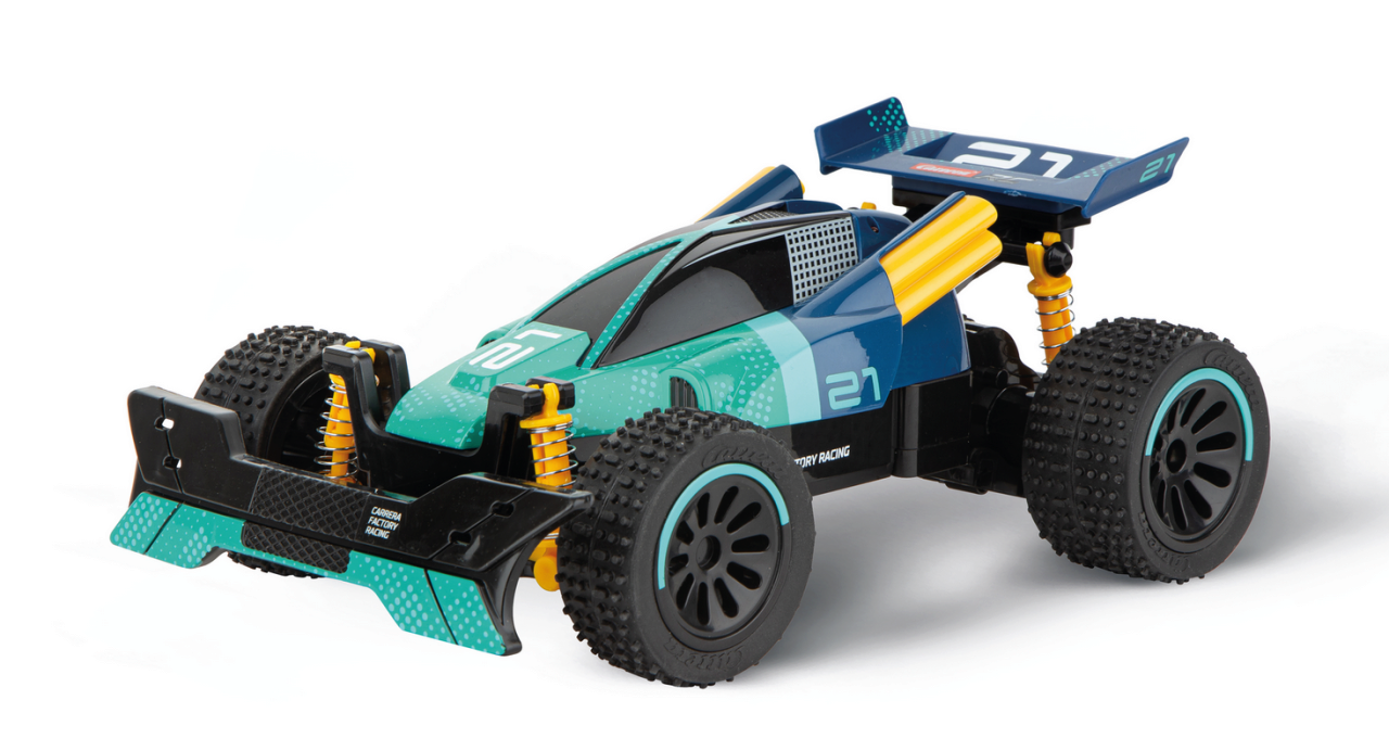 Carrera - 370201070 RC I 2,4GHz Factory Racing 21 I Volle Fahr- und Lenkfunktion I Dynamisches Fahrerlebnis I Hohe Kontrolle und Präzision I Ferngesteuerter Buggy I - Bild 7