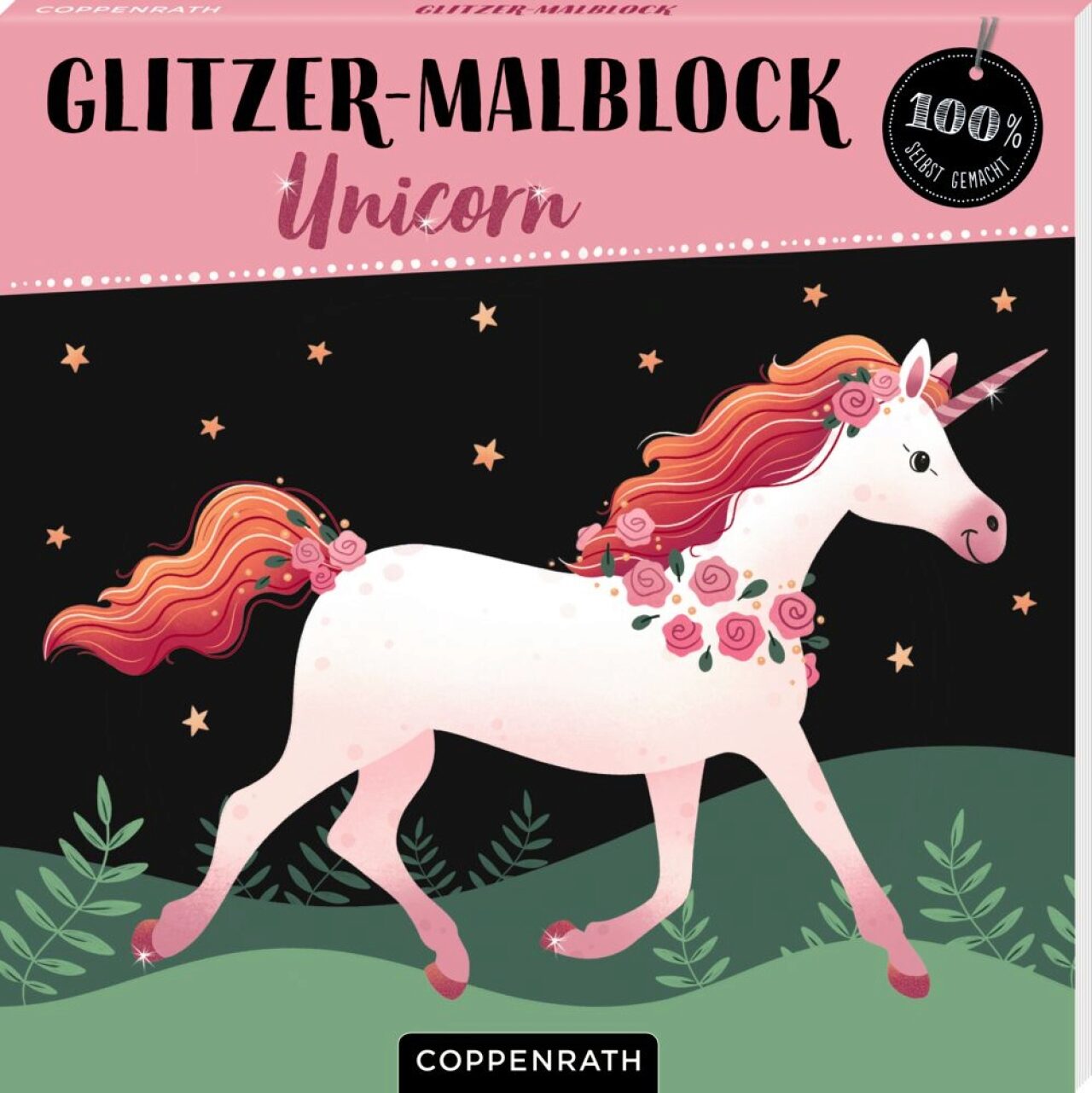 Glitzer-Malblock: Unicorn (100% selbst gemacht) - Bild 3