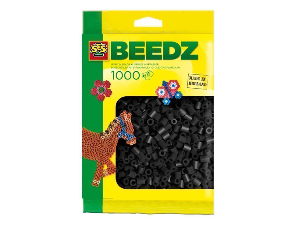 Ses Schwarz 00706 Bügelperlen 1000 Stück