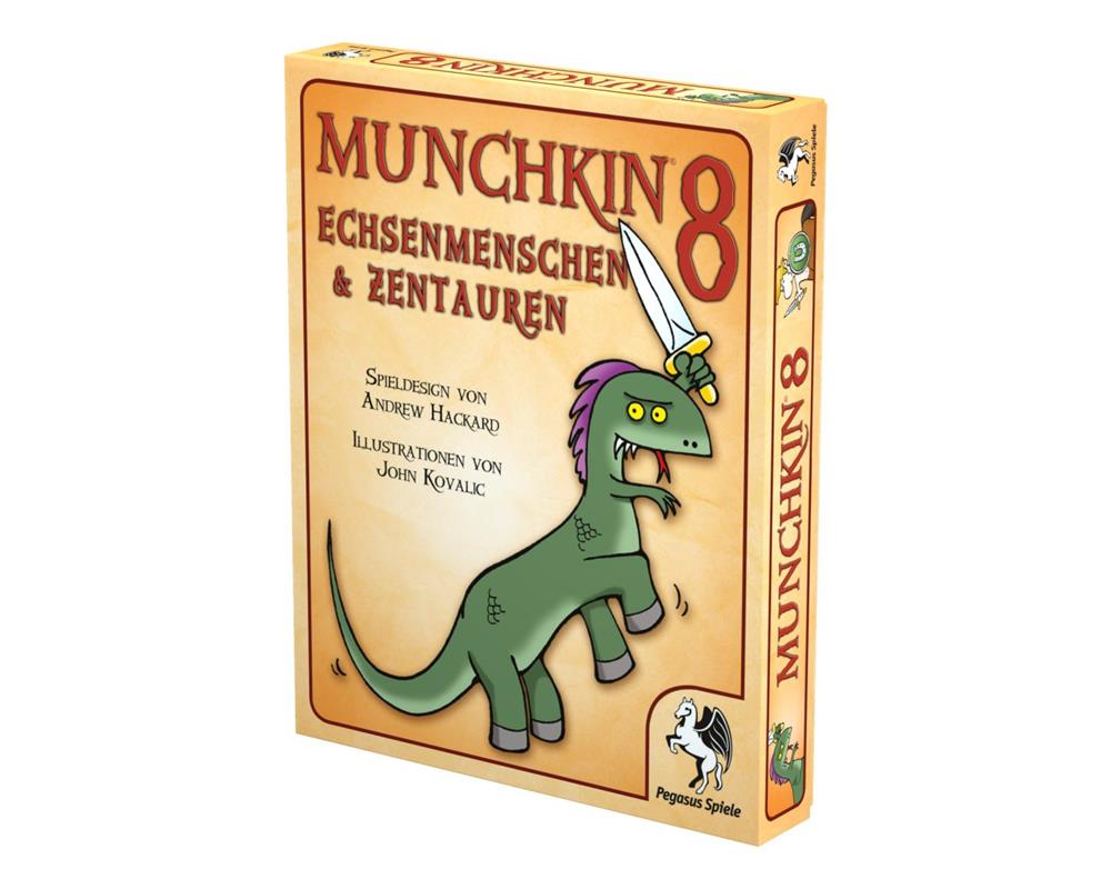 Pegasus Spiele 17218G Munchkin 8: Echsenmenschen & Zentauren - Erweiterung