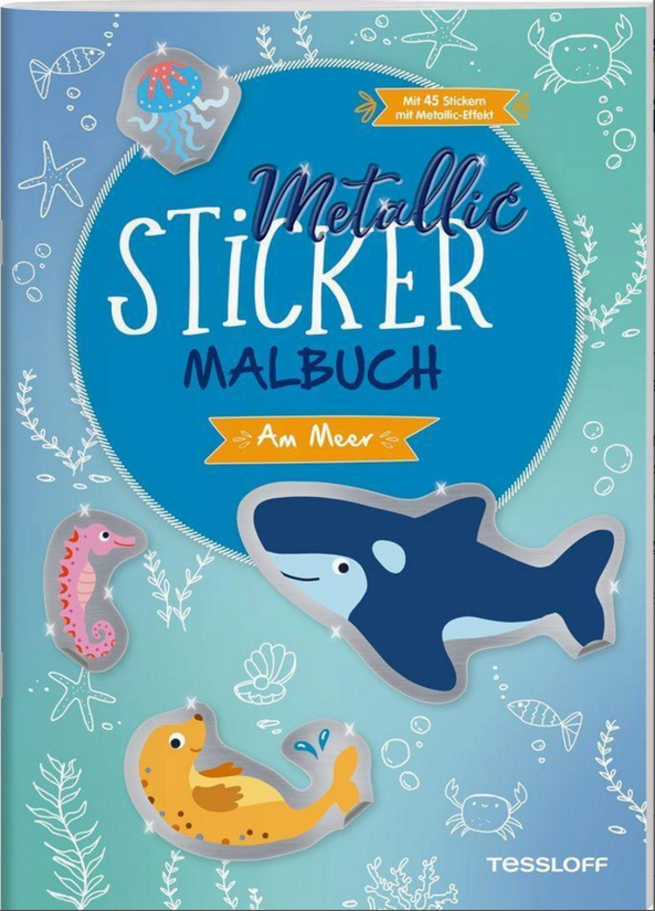 Metallic-Sticker Malbuch. Am Meer - Bild 2