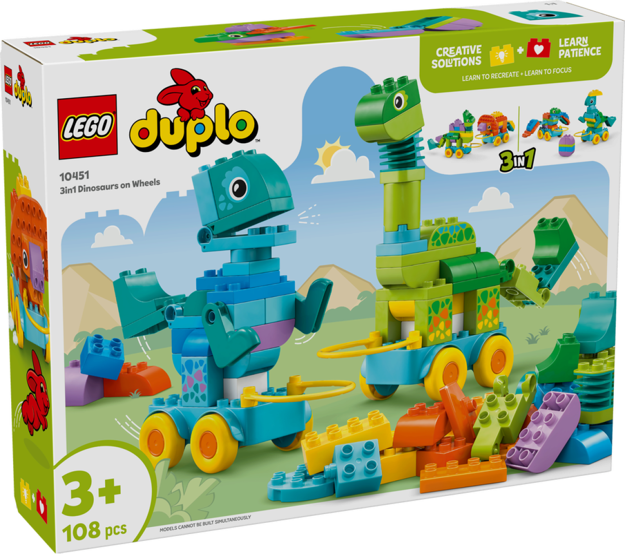 LEGO® DUPLO 10451 Dinos auf Rädern 3-in-1-Set - Image 11
