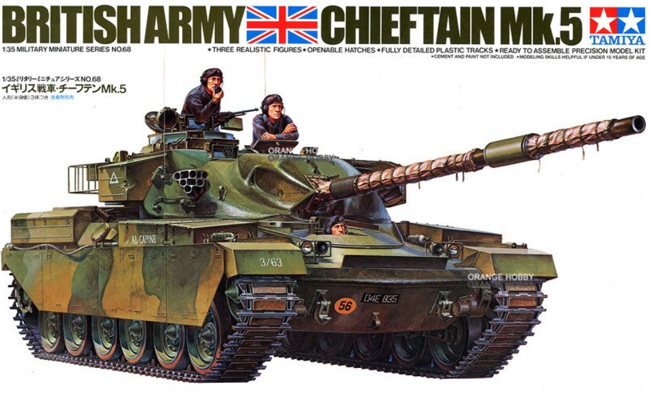 Tamiya 300035068 1:35 Britischer Kpz Chieftain Mk.5 (3)