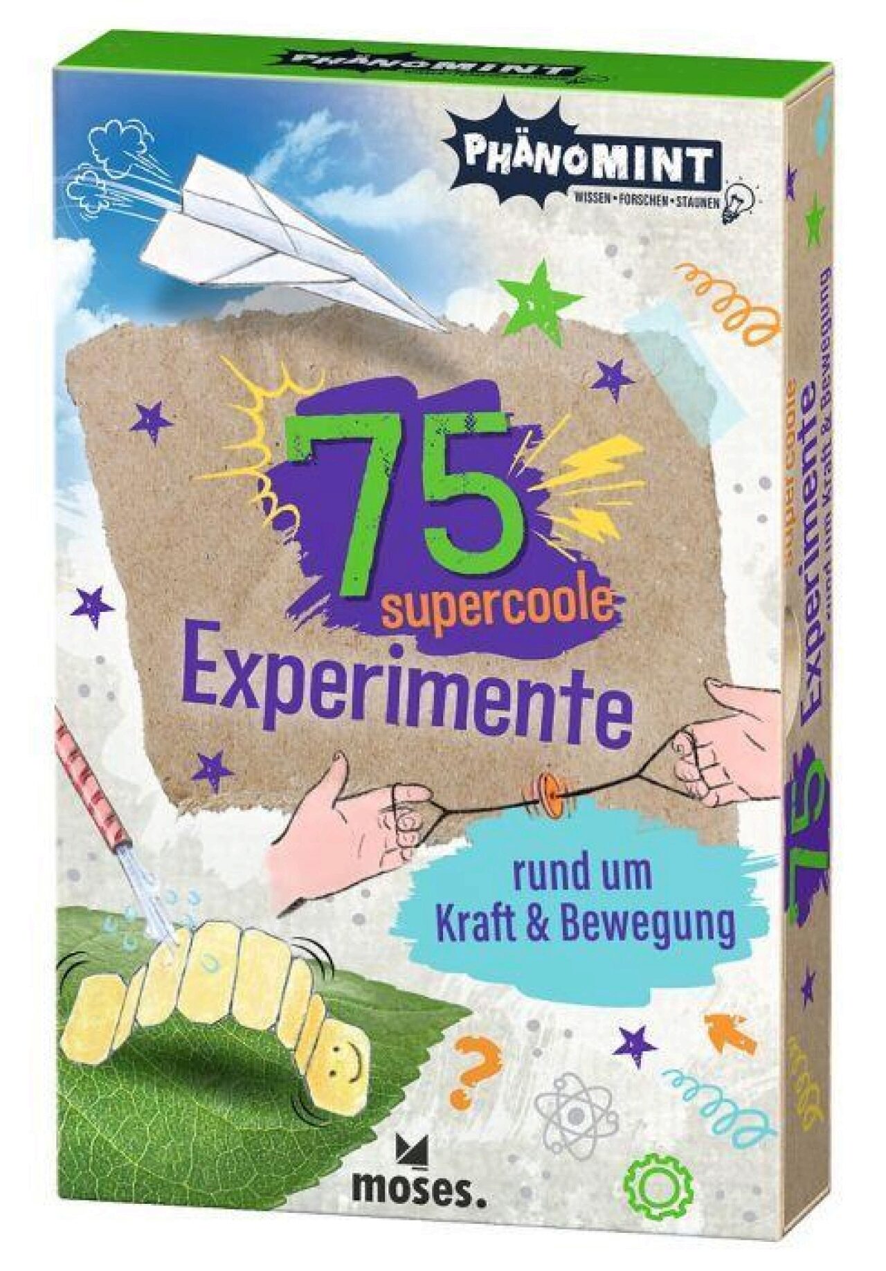 Moses . Verlag 053218 Phänomint 75 Supercoole Experimente Rund Um Kraft