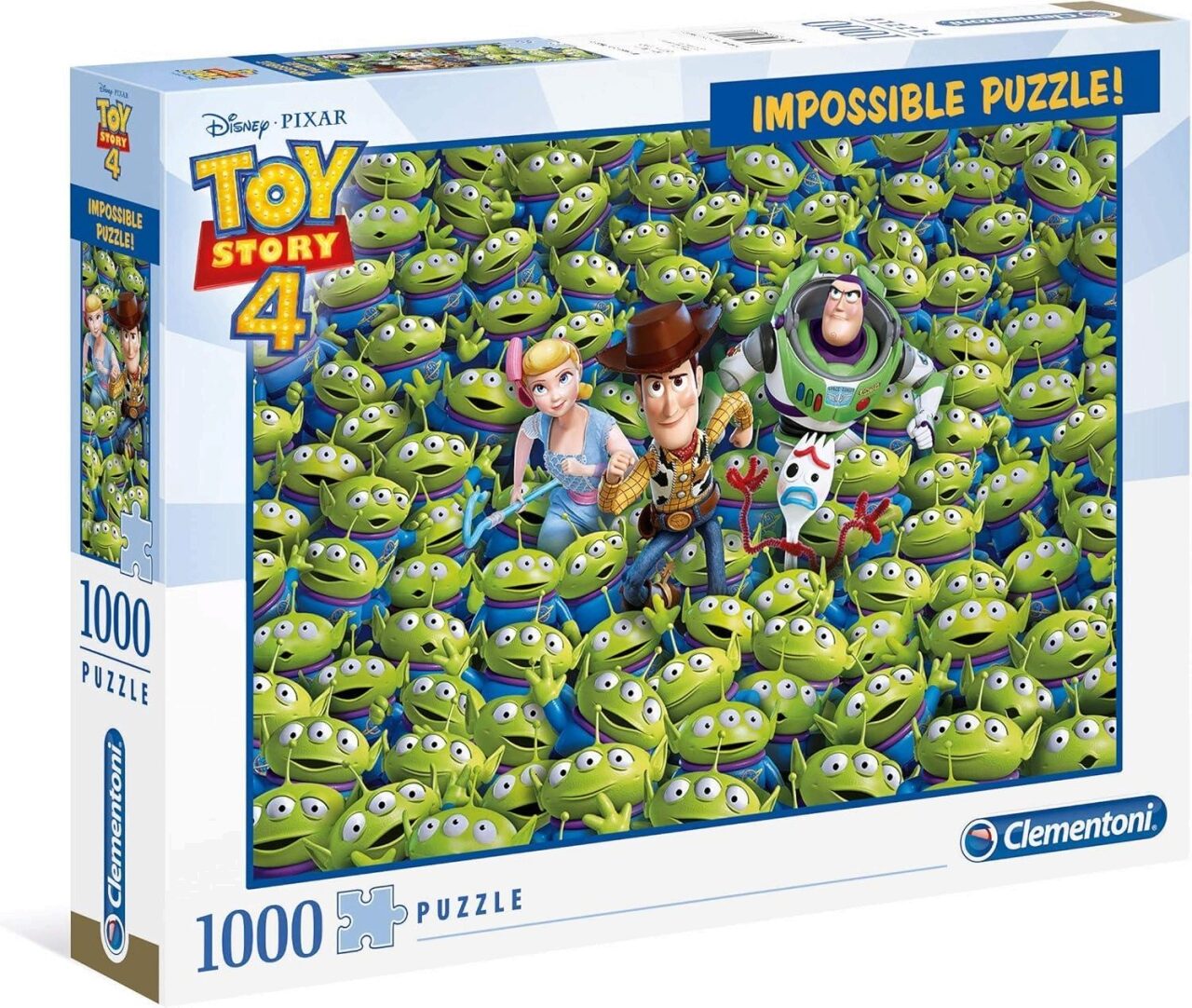 Clementoni 394999 Puzzle1000 Teile Impossible Puzzle - Toy Story 4
