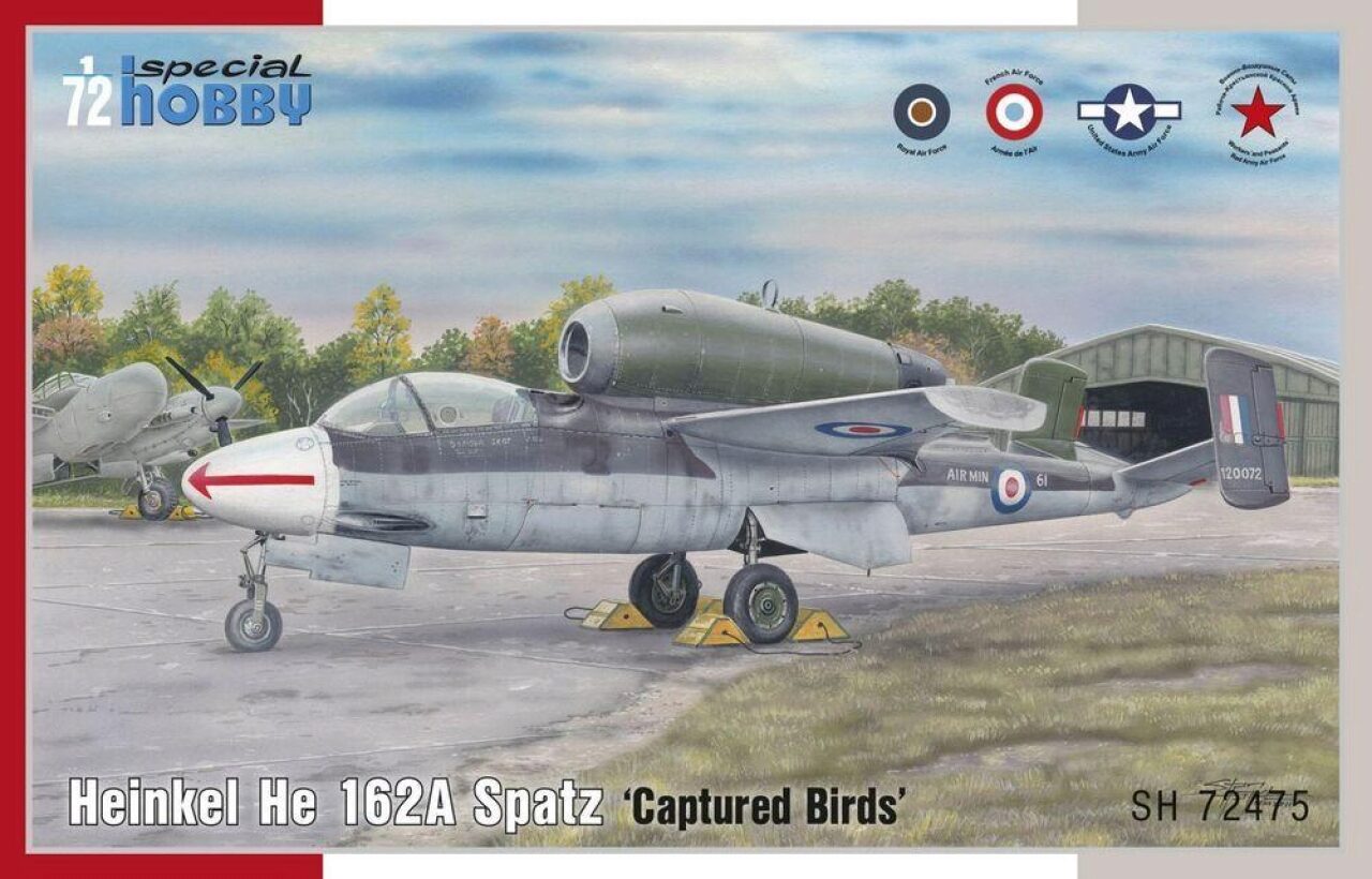 Special Hobby 7009475 1:72 Heinkel He 162A Spatz 'Captured Birds'