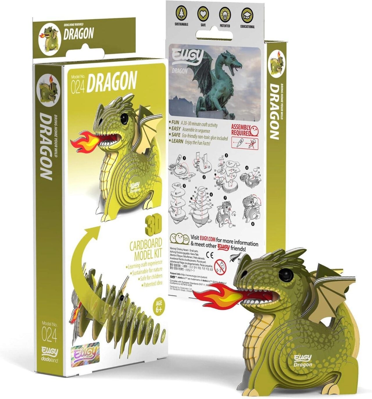 Eugy - 3D Bastelset Drache - Bild 4
