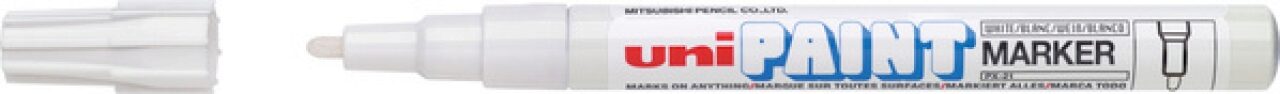 Uni Marker Uni-Ball Paint Px-21 Marker Weiß Uni-Ball Paint Px-21 Marker - Bild 3