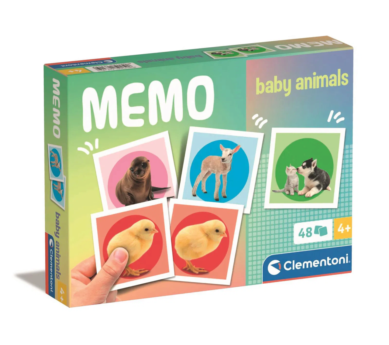 Clementoni 18315 Memo Kompakt - Tierbabies
