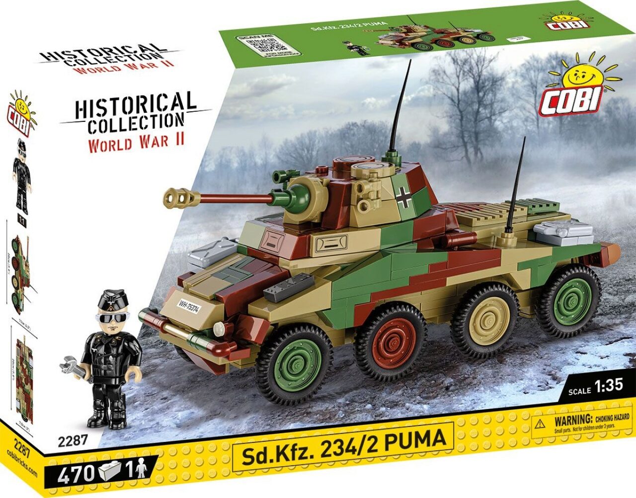 Cobi 2287 1:35 Sd.kfz. 234/2 Puma