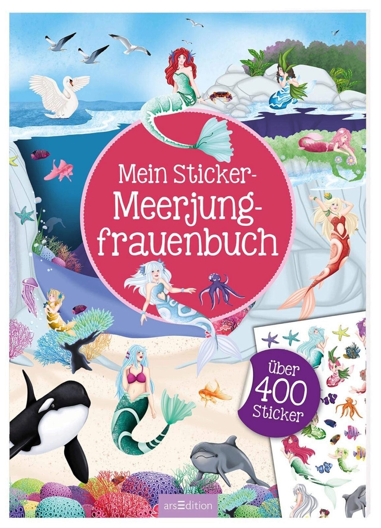 Ars Edition Arsedition 131515 Sticker-Meerjungfrauenbuch