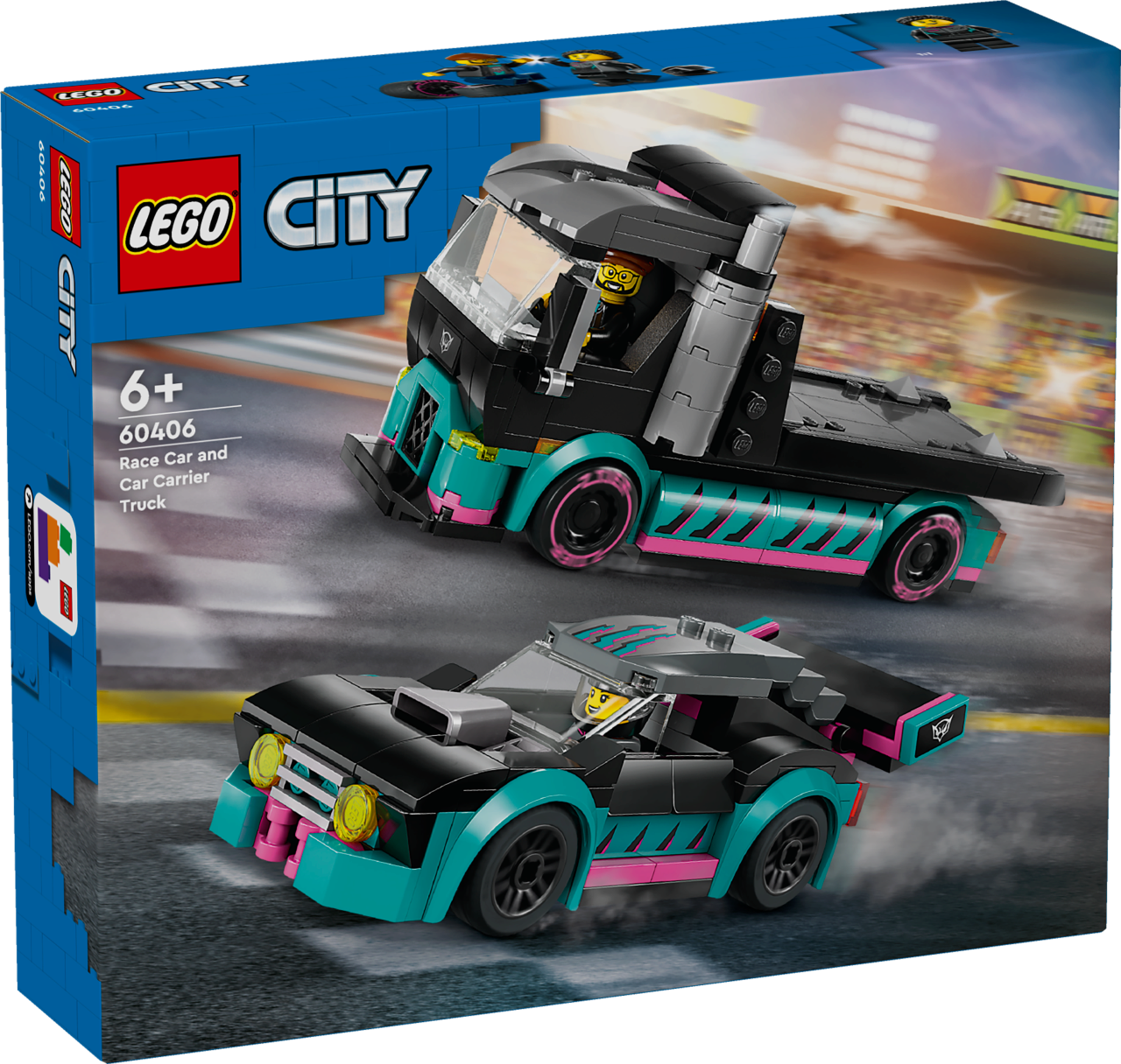 Lego® City Jungen 60406 Autotransporter Mit Rennwagen