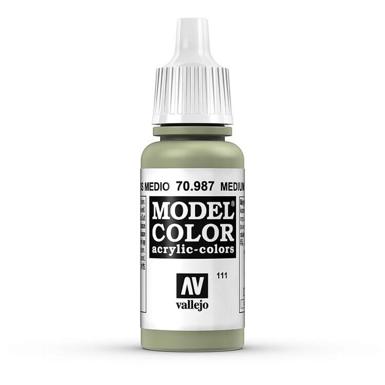 Vallejo 070987 Olivgrau, Matt, 17 Ml