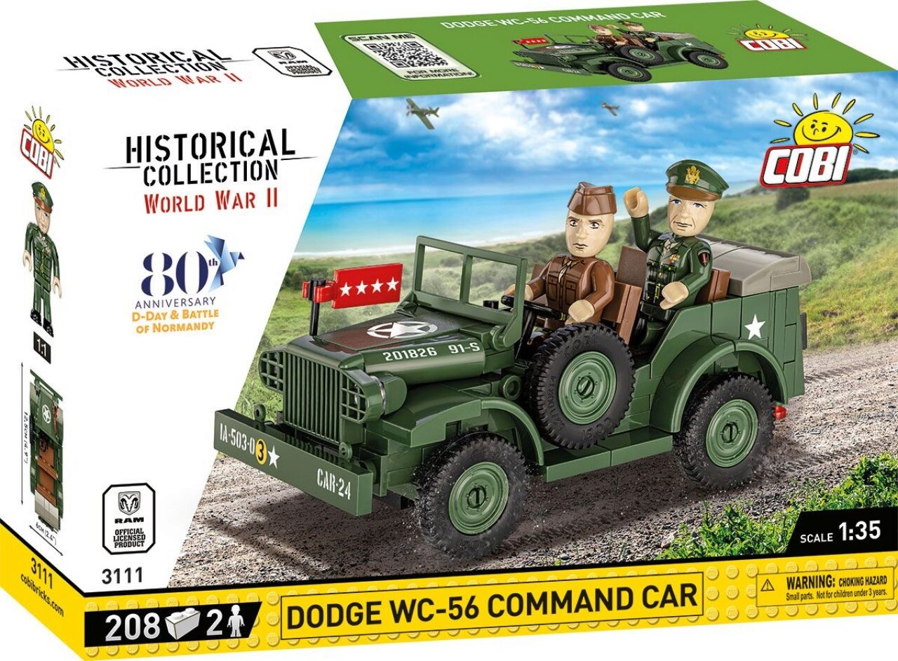 Cobi 3111 1:35 Dodge Wc-56 Command Car D-Day - Bild 5