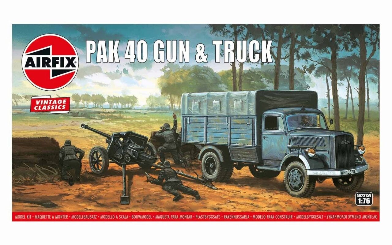 Airfix A02315v 1:76 Opel Blitz & Pak 40