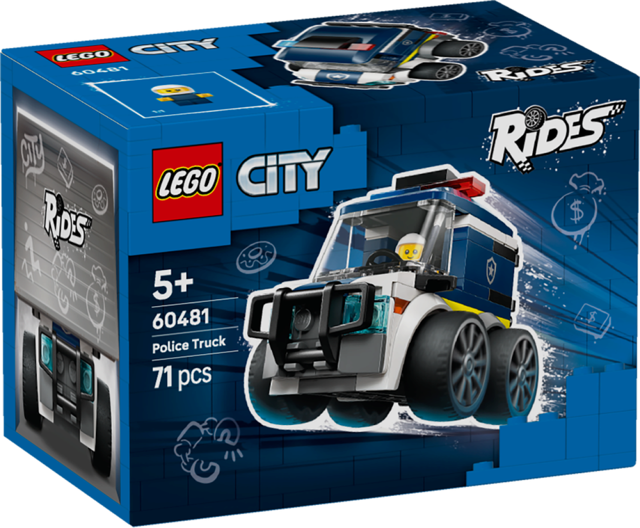 Lego City 60481 Coole Flitzer – Polizei-Truck - Bild 10