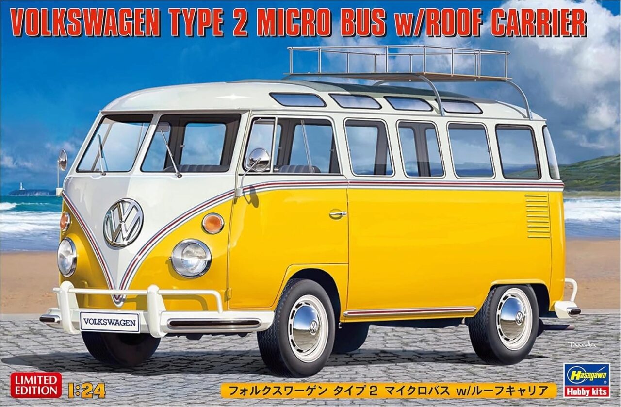 Hasegawa 20689 1:24 Volkswagen Type 2 Mit Dachträger