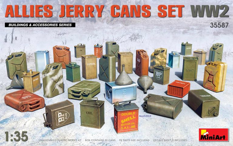 Miniart 35587 1:35 Allies Jerry Cans Set Ww2