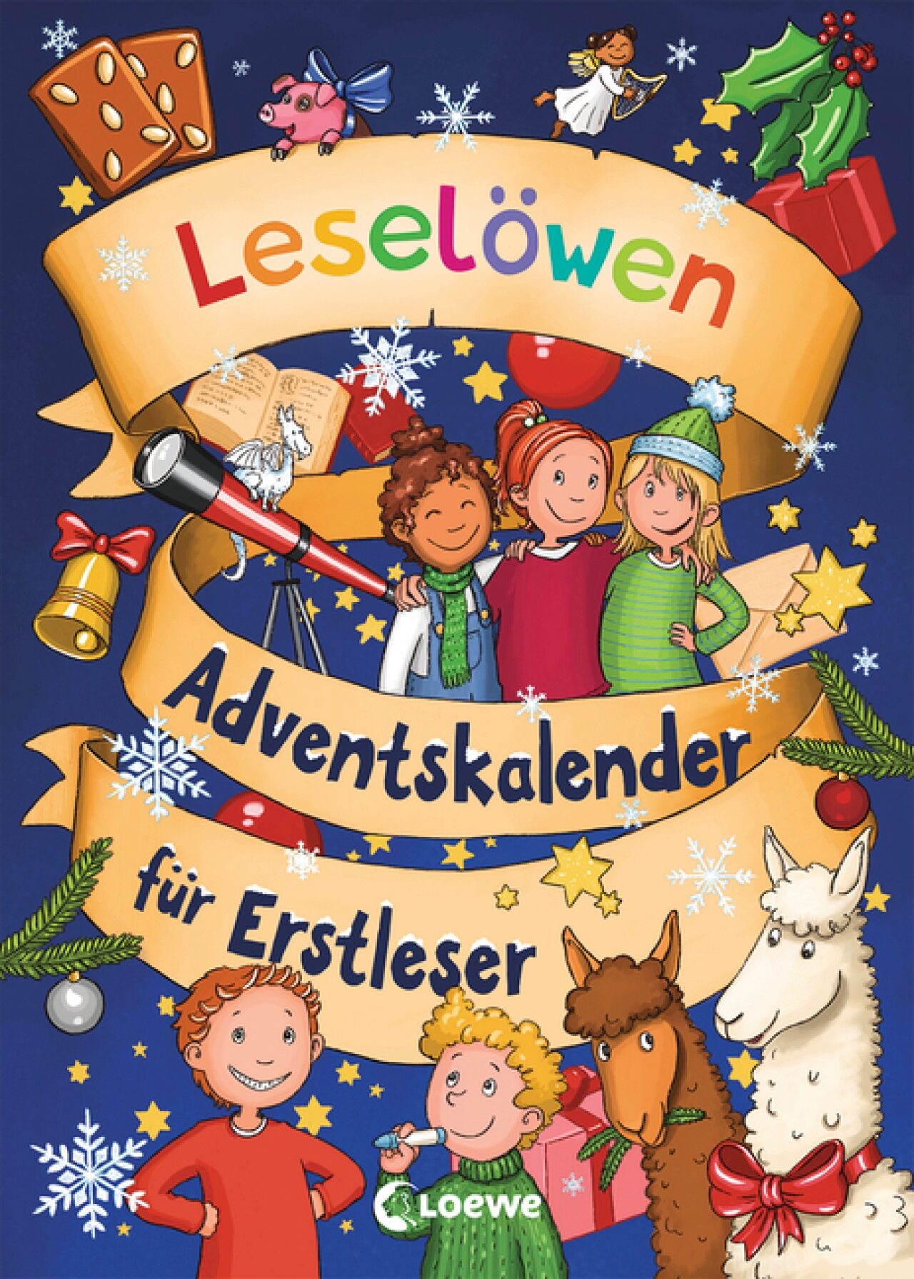 Loewe Jungen Rosa Verlag 978-3-7432-1604-4 Leselöwen-Adventskalender Für Erstleser