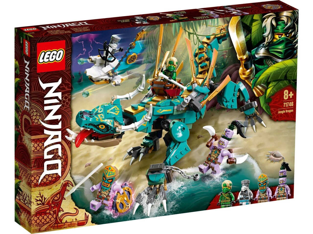 LEGO NINJAGO: Dschungeldrache 71746 Vollständig Mit BA - Bild 13