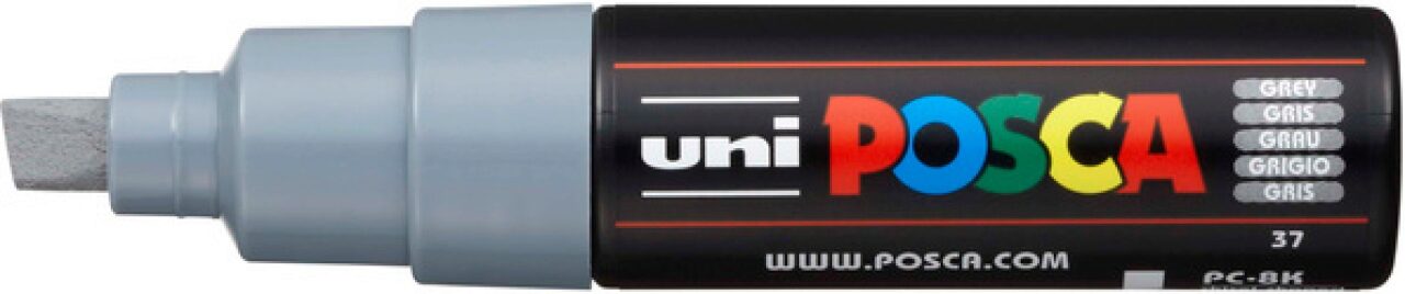 Uni Marker Uni Posca Pc-8K Grau Uni Posca Pc-8K Marker - Bild 3