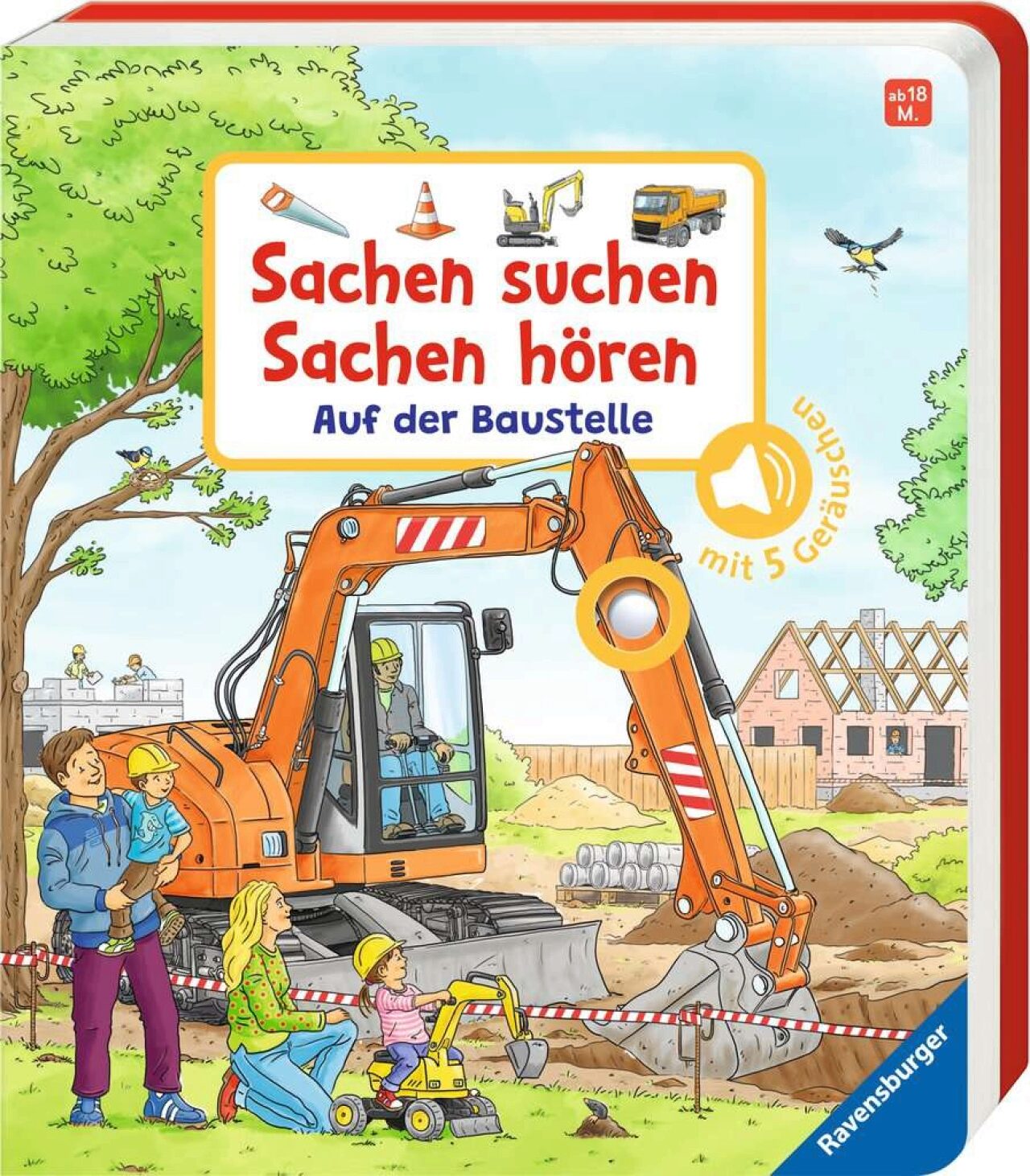 Ravensburger 41693 Sachen Suchen, Sachen Hören: Baustelle