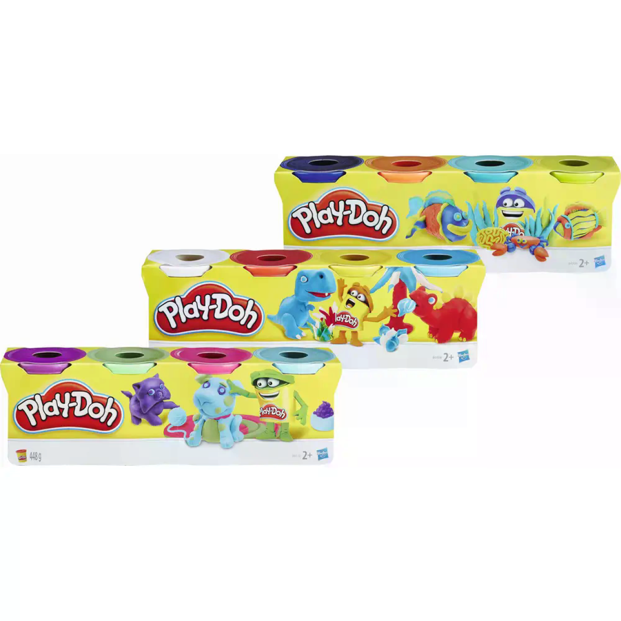 Hasbro Play-Doh Hasbro B5517eu4 Play-Doh 4Er-Pack, 112G-Dosen, Sortiert
