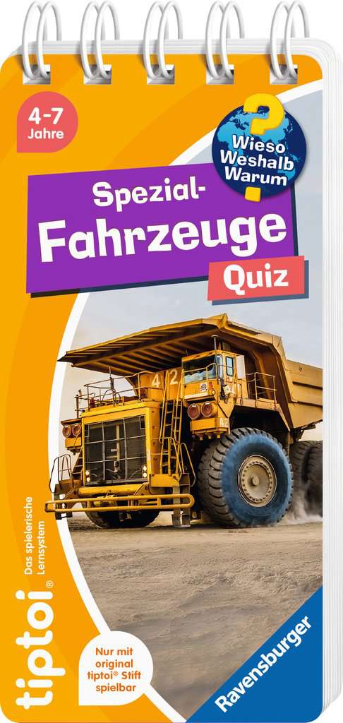 Ravensburger 49313 Tiptoi® Wieso? Weshalb? Warum? Quiz - Spezialfahrzeuge - Image 4