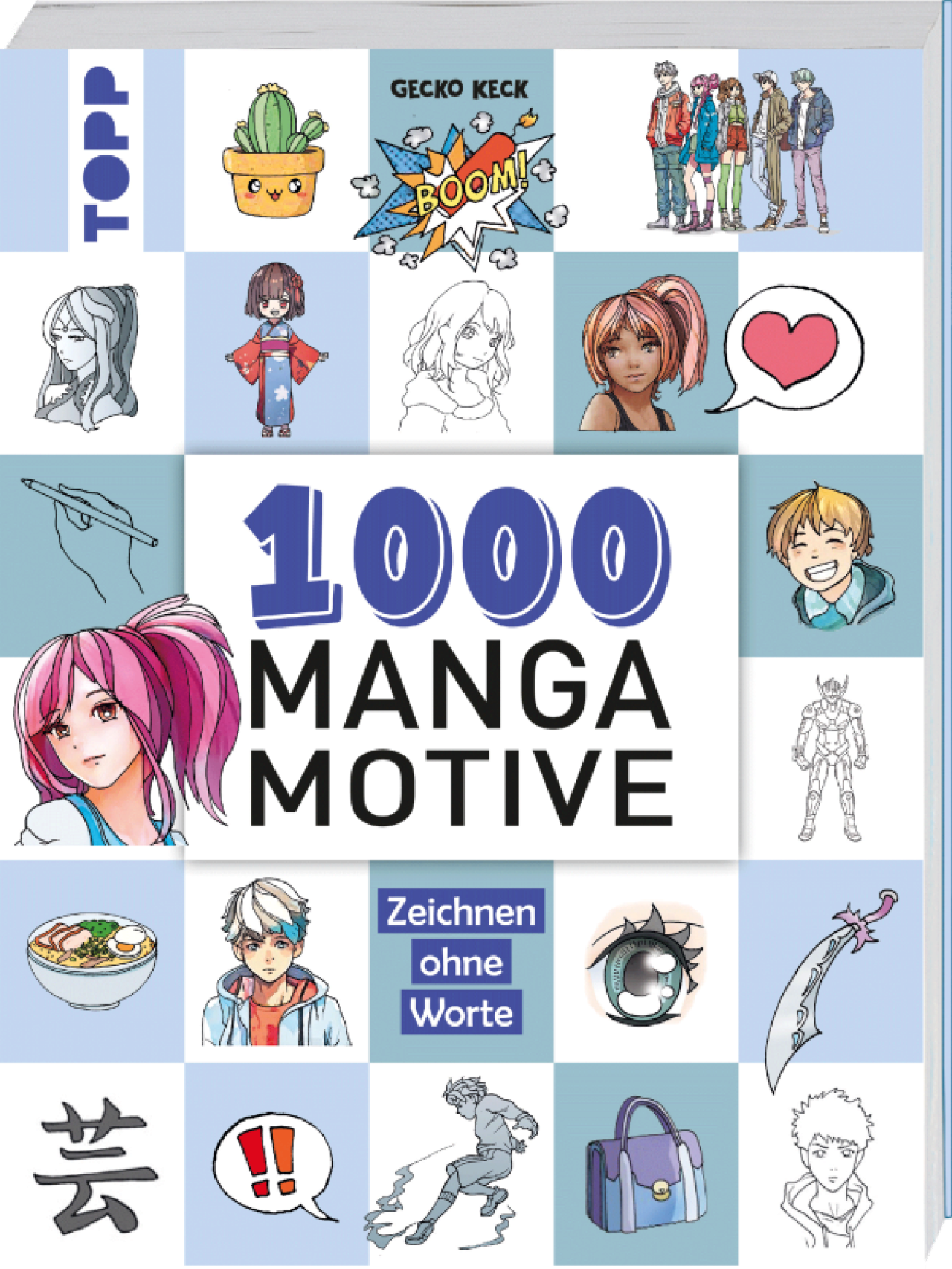 Frechverlag Topp 28192 1000 Manga Motive Zeichnen - Bild 3