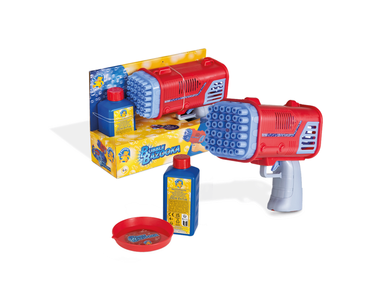 Malefix Blau/Rot/Mehrfarbig Pustefix Bubble Bazooka - Image 3