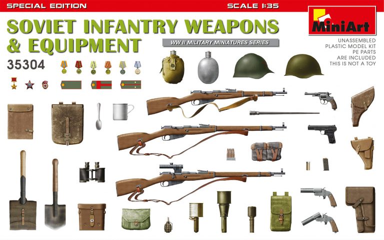 MiniArt 35304 Soviet Infantry Weapons and Equipment Spec. Ed. in 1:35 Neu + OVP - Bild 3