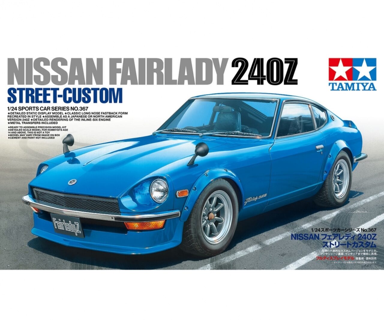 Tamiya 300024367 1:24 Nissan Fairlady 240Z Street-Custom