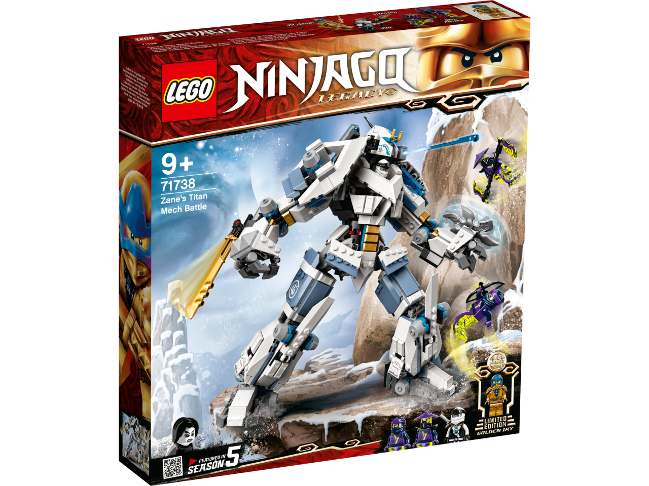 LEGO NINJAGO: ZANE'S TITAN MECH BATTLE (71738) - NEW & SEALED - MINT CONDITION - Bild 14